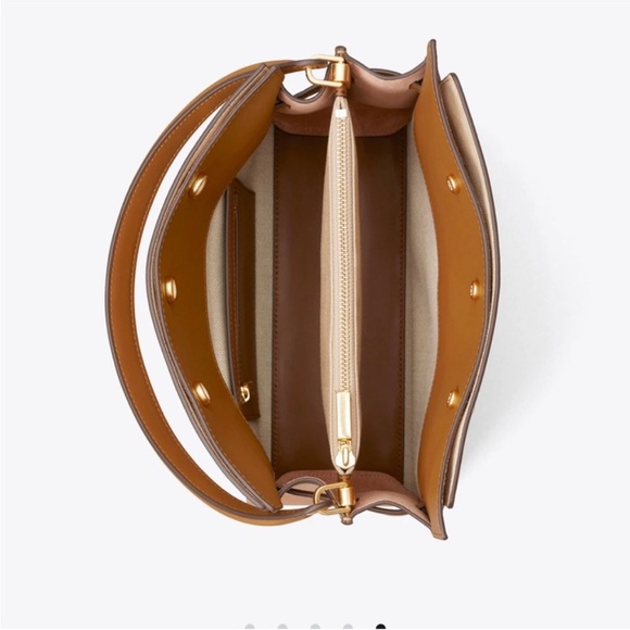 Tory Burch Lee Radziwill Tiramisu Small Satchel - Gently Used a Few Times - Picture 14 of 16